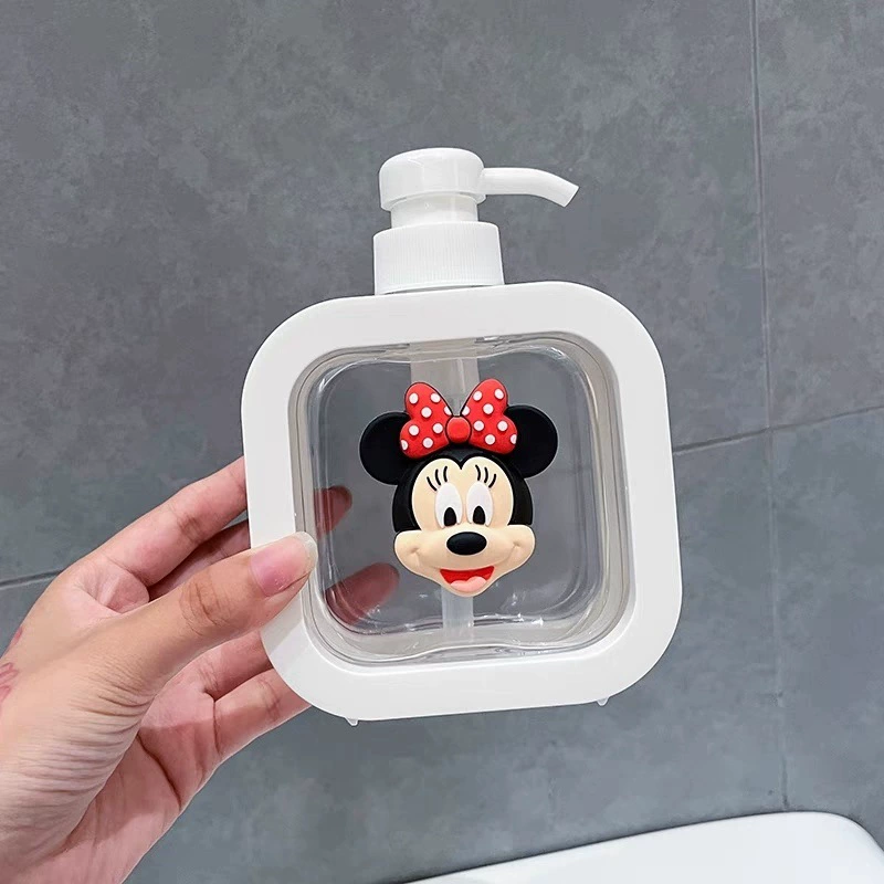 Cartoon capacious bottle, hand sanitizer, shower gel, shampoo, hard cover