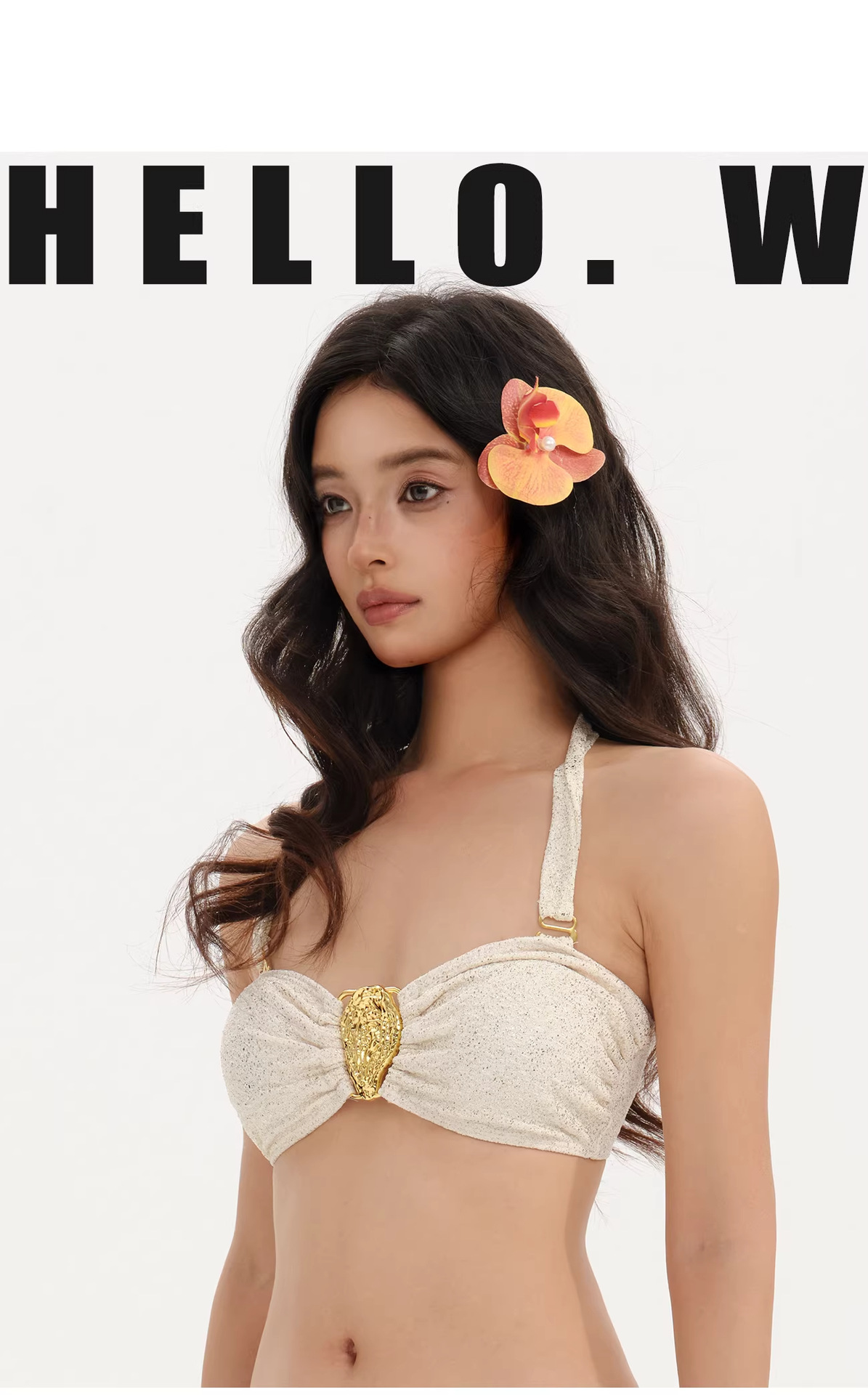 Bikini Set With Strapless Push-up Top And Swimwear For Women_voghion.com