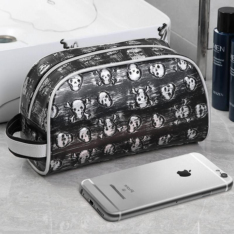 Hombres impermeable de gran capacidad bolsa de lavado portátil ins estilo de alto sentido nuevo maquillaje suministros de viaje bolsa de almacenamiento