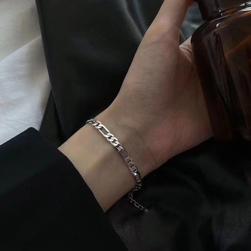 Men's Figaro Chain Bracelet Simple Versatile Fashion Accessory_voghion.com