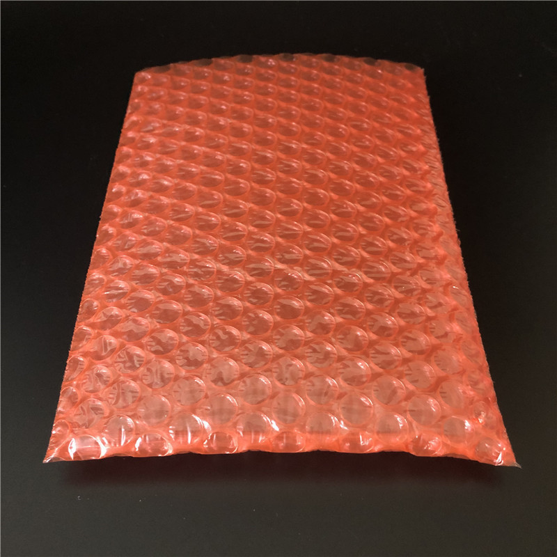 16x27CM红色防静电气泡袋现货防震汽泡袋 红色双层泡泡袋厂家定制