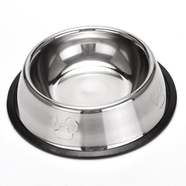 Cross -border pet stainless steel dog basin cat bowl dog rice bowl…