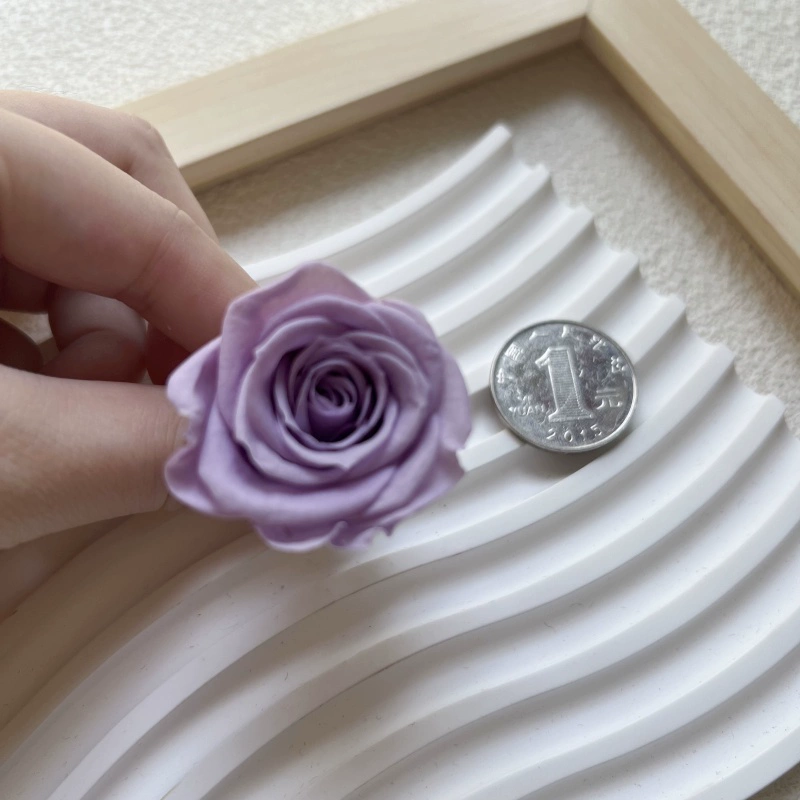 Материалы для DIY вечной жизни цветка, класс B, голова вечной розы 2–3 см, маленький брелок-розочка с основным материалом