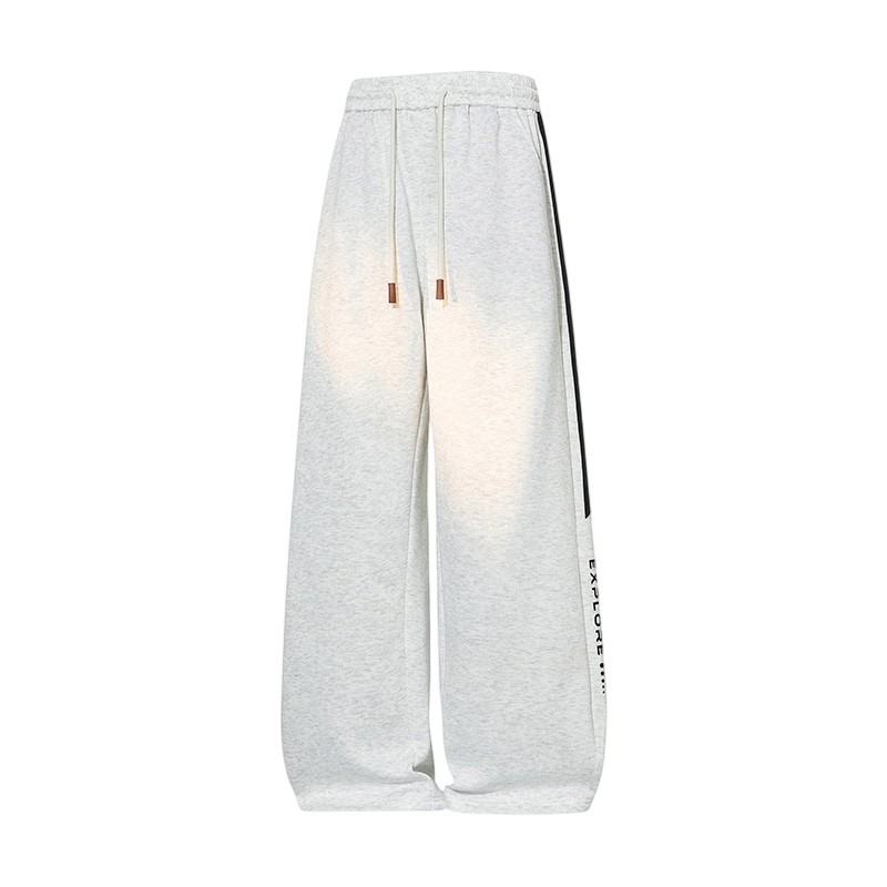 Marca de moda de otoño pantalones de impresión para hombres pantalones casuales para hombres, pantalones de primavera y otoño holgados para el aire libre