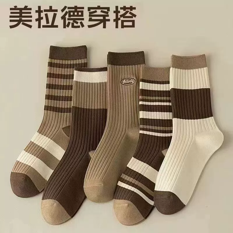 Осенний тренд милые демисезонные knee socks