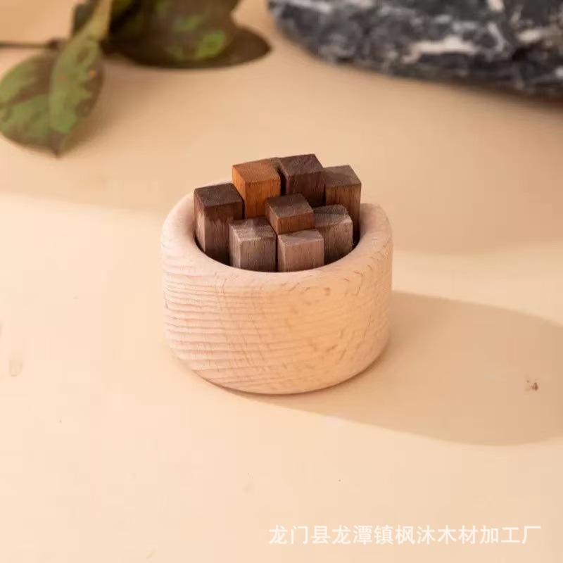 小柴堆扩香木小财堆胡桃色扩香厂家直销|undefined