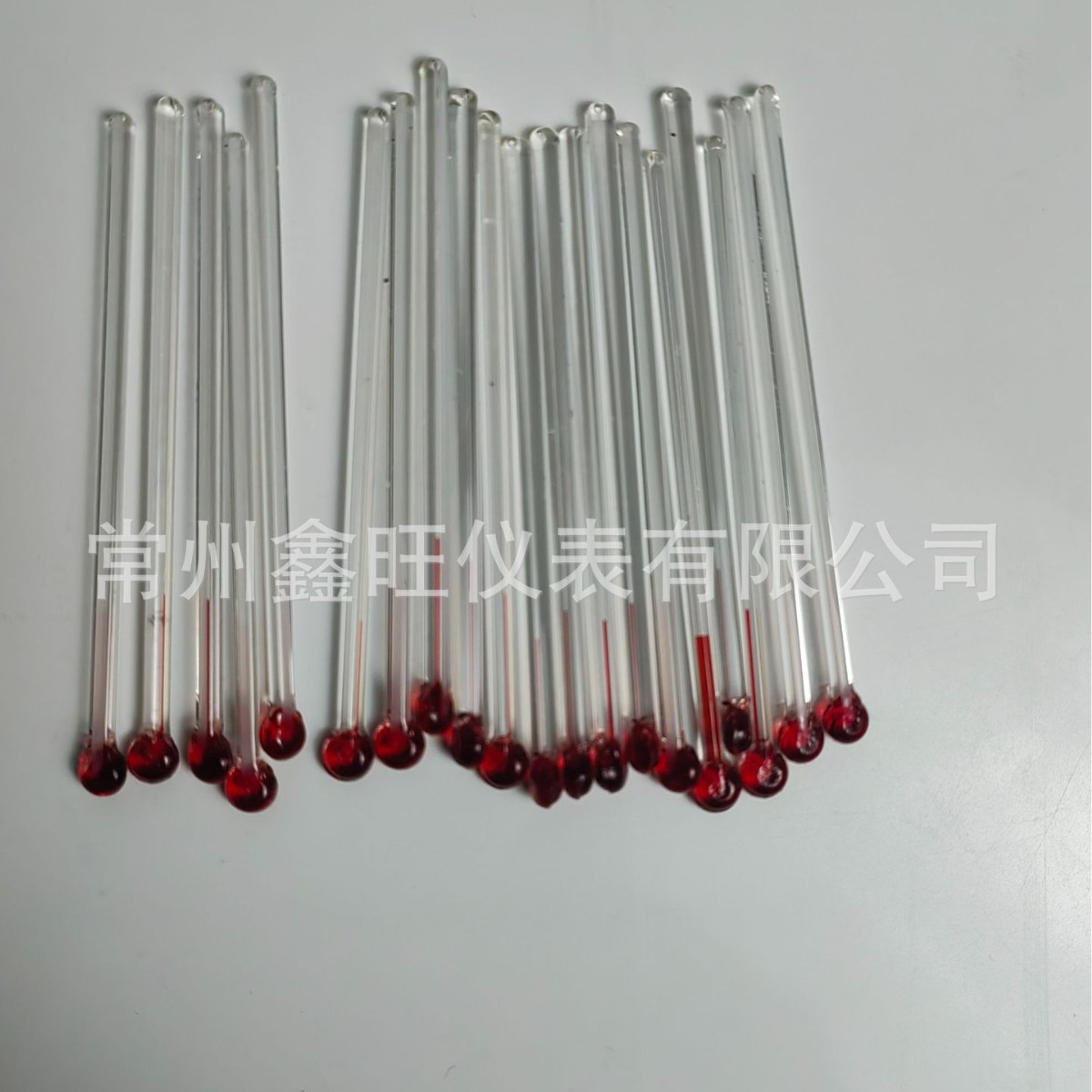长颈鹿用温度表表芯 木质用玻璃温度计表芯 高精度玻璃温度计表芯