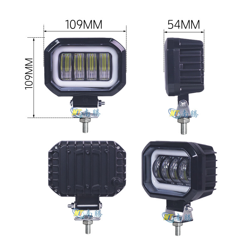 Fóter de coche, motocicleta led, camión de red chino, impermeable general, luz fuerte, luz láser, pistola de largo alcance, luz modificada