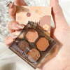 Eye shadow, matte nail sequins, makeup primer, with gem, four colors, earth tones, 4 colors, wholesale
