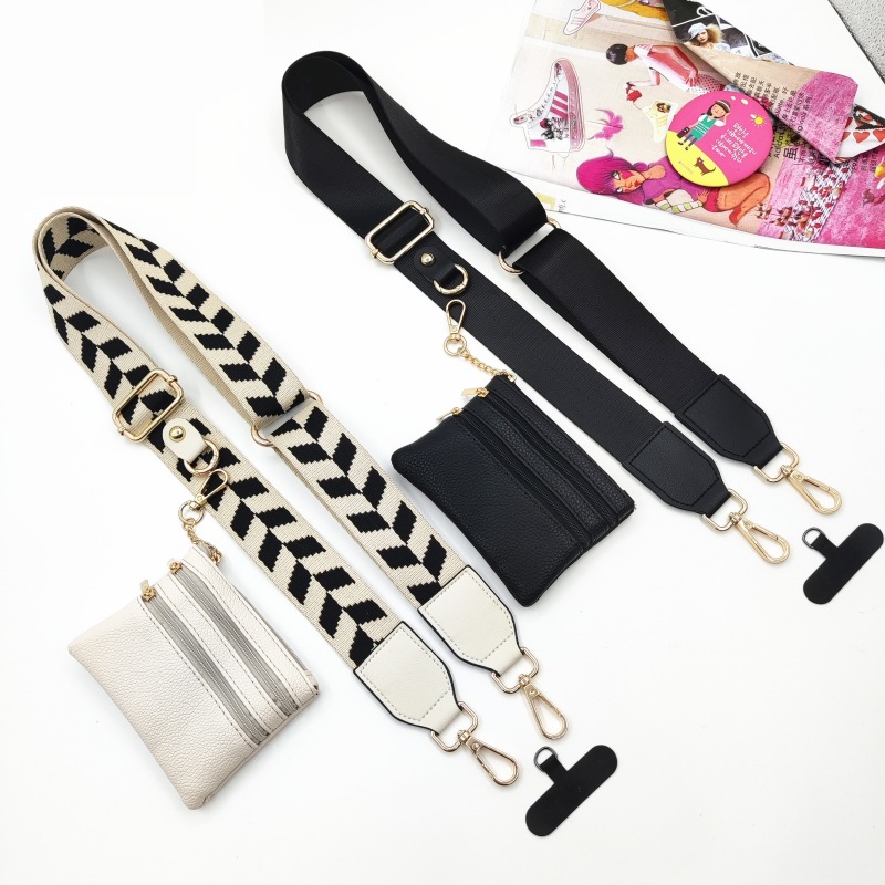 101g Weight Bag Strap Bag Accessories Type 1 Piece, 1 Set Quantity Casual, Daily Occasion Polyester Material Geometric, Leopard Pattern Simple Style, Classic Style Style 1 Piece 1 Set Polyester Geometric Leopard Bag Strap 11