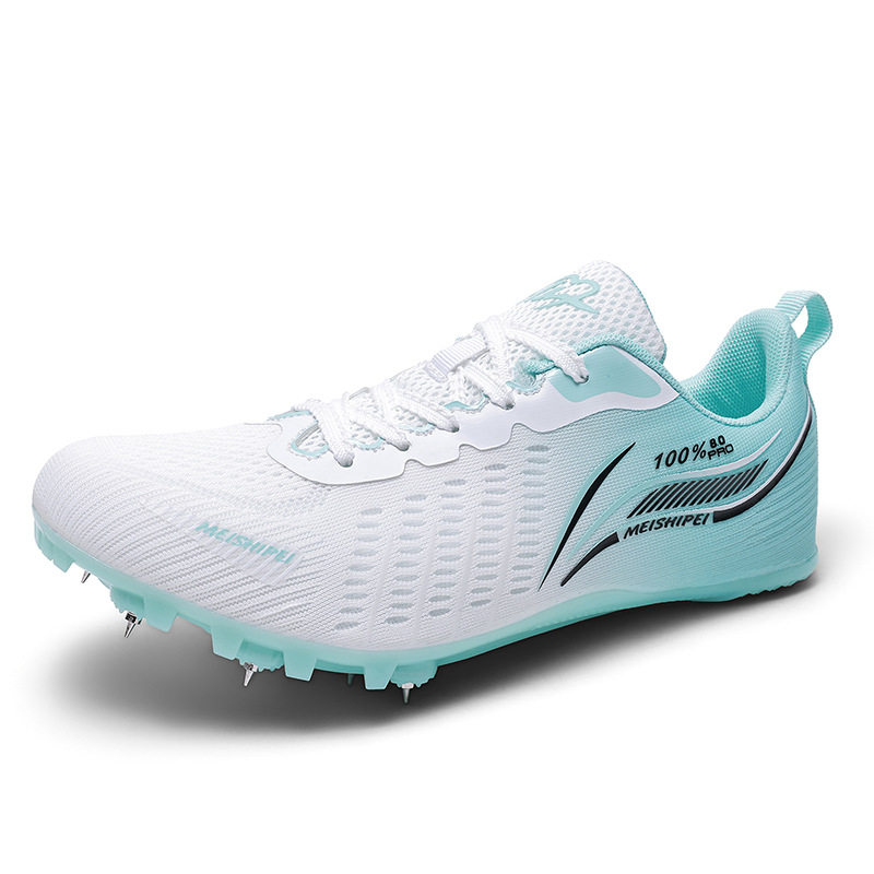 Zapatos de atletismo transfronterizos, zapatos de entrenamiento de salto de distancia, zapatos de carrera, zapatos de atletismo profesional para hombres y mujeres
