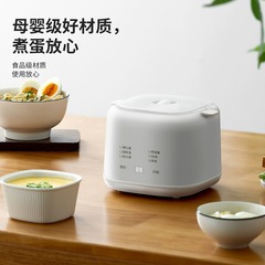 Jiuyi 卵調理器卵蒸し器自動電源オフ家庭用小型ミニ寮ゆで卵朝食アーティファクト低電力