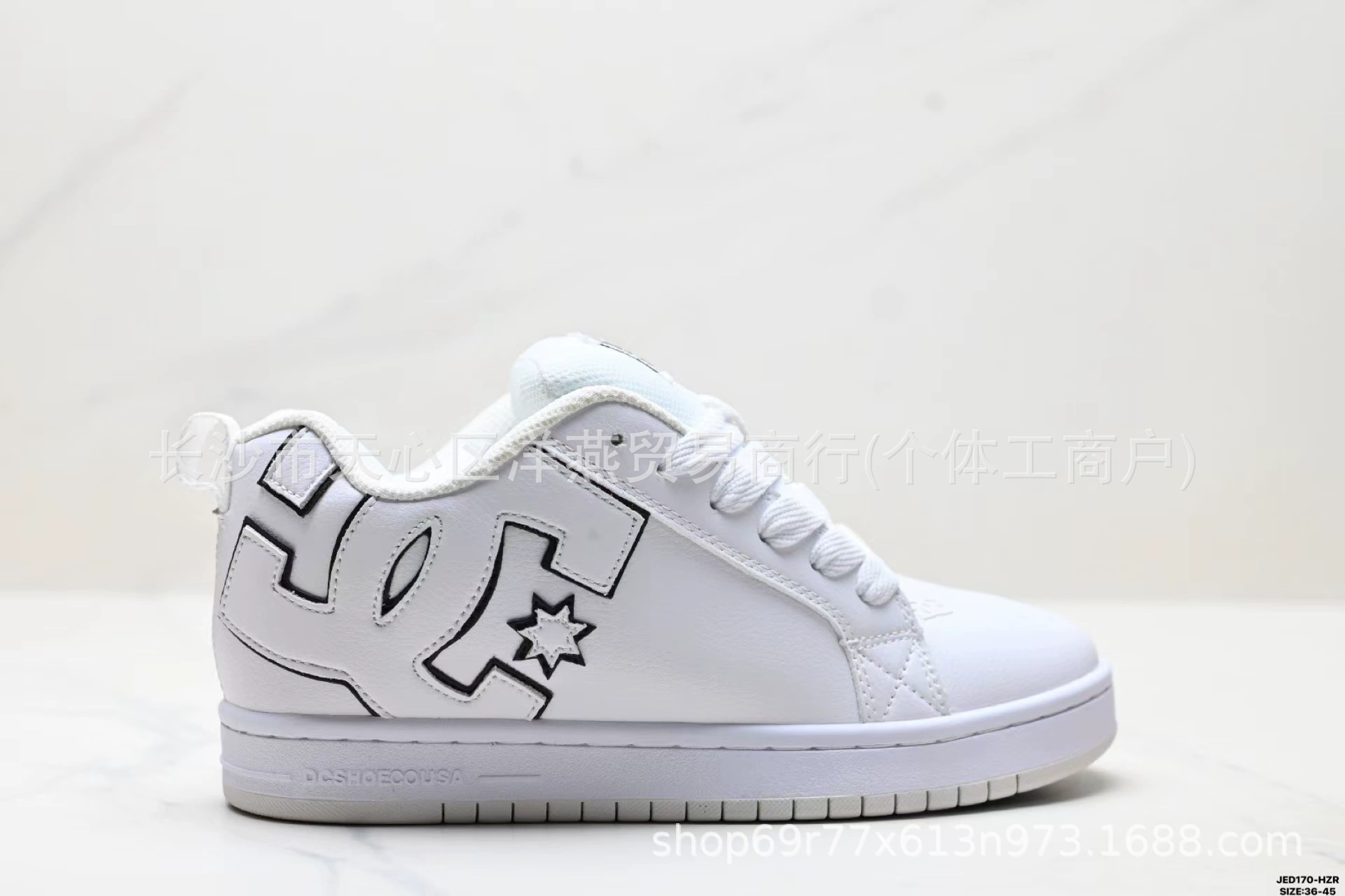 Кожаные кеды DC Shoes, унисекс, для досуга и спорта, европейский стиль, EU 36–45, большие размеры