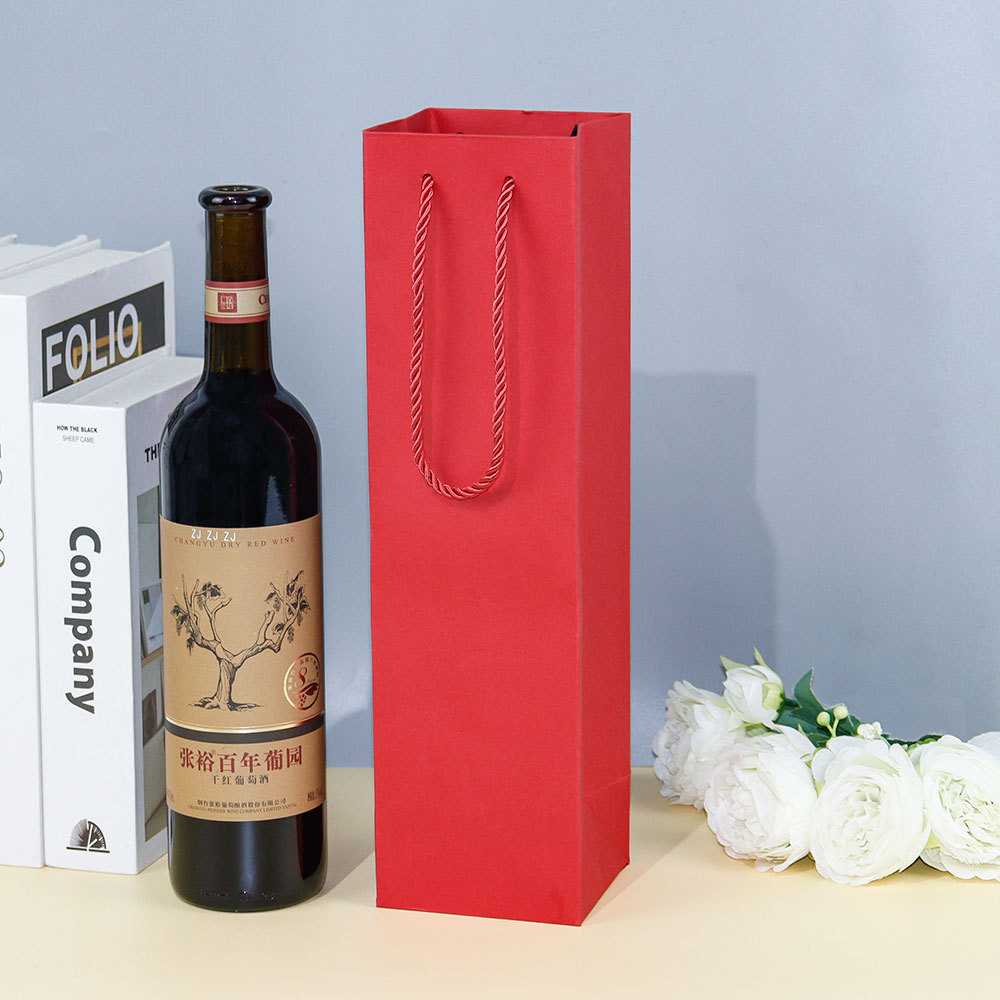 Bolsa de vino al contado, bolsa de vino de una sola botella, bolsa de mano, bolsa de vino transfronteriza, bolsa de mano, bolsa de mano de vino tinto de alta gama