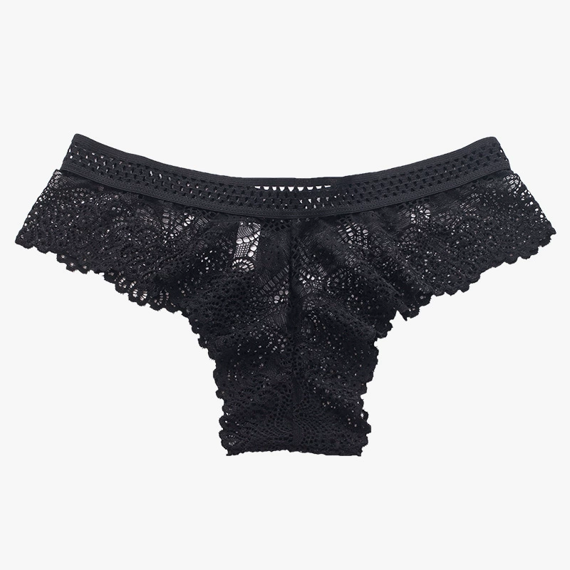 lace women's briefs, low–mid waist, breathable lace, lightweight, multiple colors S–XL