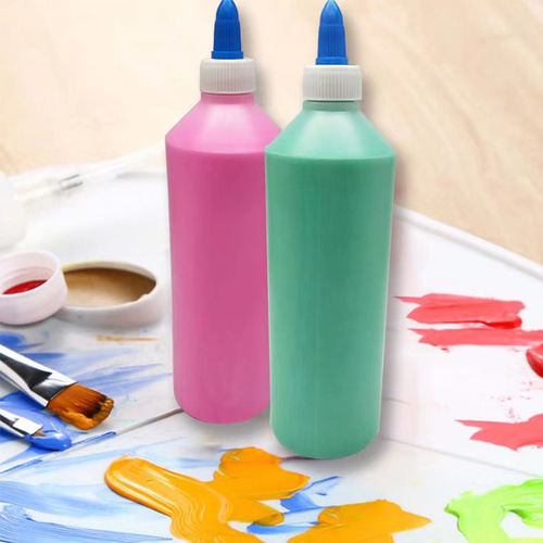 Acrylic paint bottle, 500ml, acrylic painting for children, colorful painting, doodle kite painting, plaster doll art supplies, acrylic paint