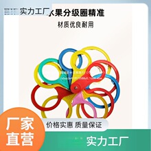 水果分级板量果圈量果器大蒜沃柑桃柑橘苹果丑橘水果大小测量卡尺