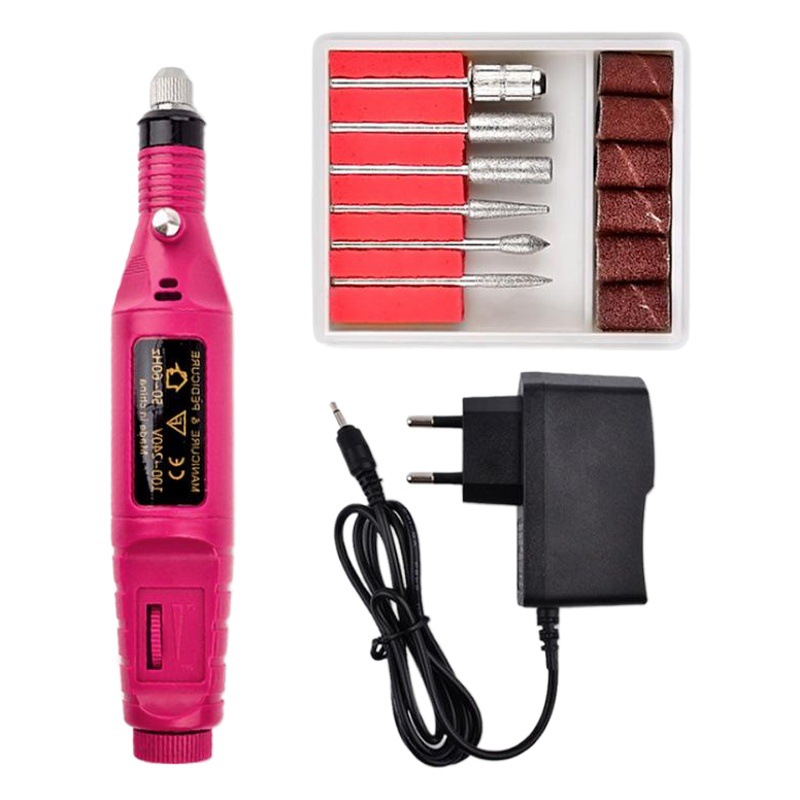 Máquina de pulir de uñas transfronteriza máquina de uñas herramienta mini pluma eléctrica amoladora de uñas removedor de uñas máquina pulidora de uñas