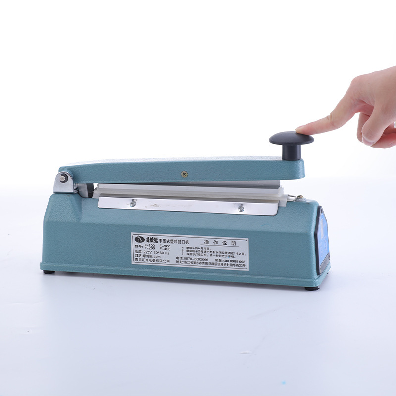 Green Dragon Iron Shell Hand Press 200 Model Sealing Machine for Plastic Bag Food Bag Kraft Paper Bag Heat Shrink Film Sealing and Cutting Machine
