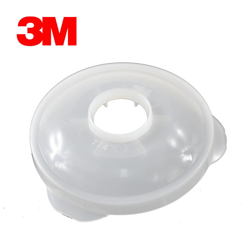 3M 774滤棉盖 7702面具面罩配7711CN 固定橡胶滤毒盒配件防尘防毒