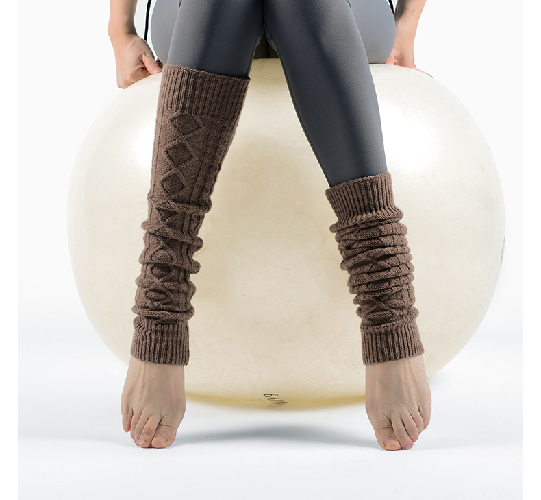 Yoga Strümpfe Kollektion Warme Overknee Strümpfe Damen Verlängerte Pile Socken Bein- und Kniestrümpfe Lang_voghion.com