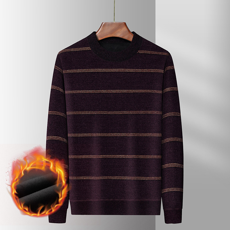 B206 보라색 셔닐 실 기모 두께