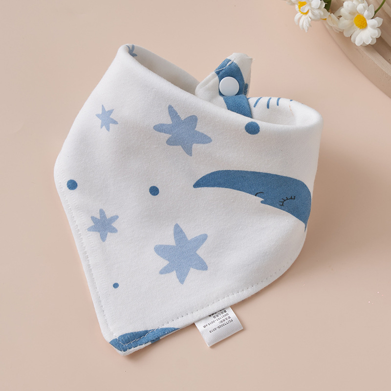 Baby algodón toalla de saliva toallas triangulares bebés recién nacidos anti-vomitación de leche buckle ultra suave buckle otoño invierno