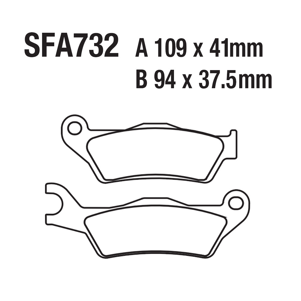 Pastillas de freno para motocicletas Pastillas de freno FA732 Piaggio PIAGGIO Typhoon 50