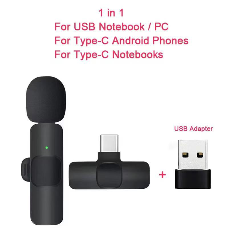 Micrófono de collar inalámbrico transfronterizo K9 nuevo modelo privado de transmisión en vivo de video corto al aire libre micrófono de radio K1