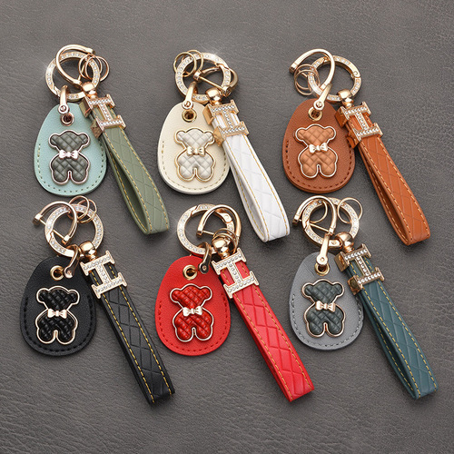 Cute access control card cover with water drop rectangular keychain mini induction community bus Octopus elevator protective cover