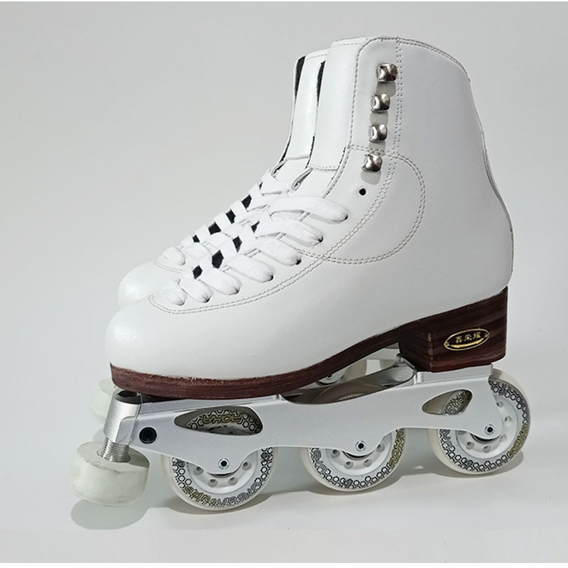 Export Quality Be+Ve/Bieber Pattern Ice Skates, Inline Skates Set, Dance Shoes, Roller Skate Frame
