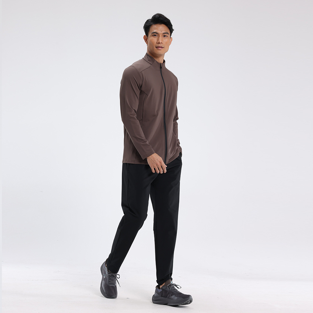 lulu otoño chaqueta deportiva casual al aire libre con cremallera suelta Dijia caminata ventilada calentamiento ropa de ejercicio