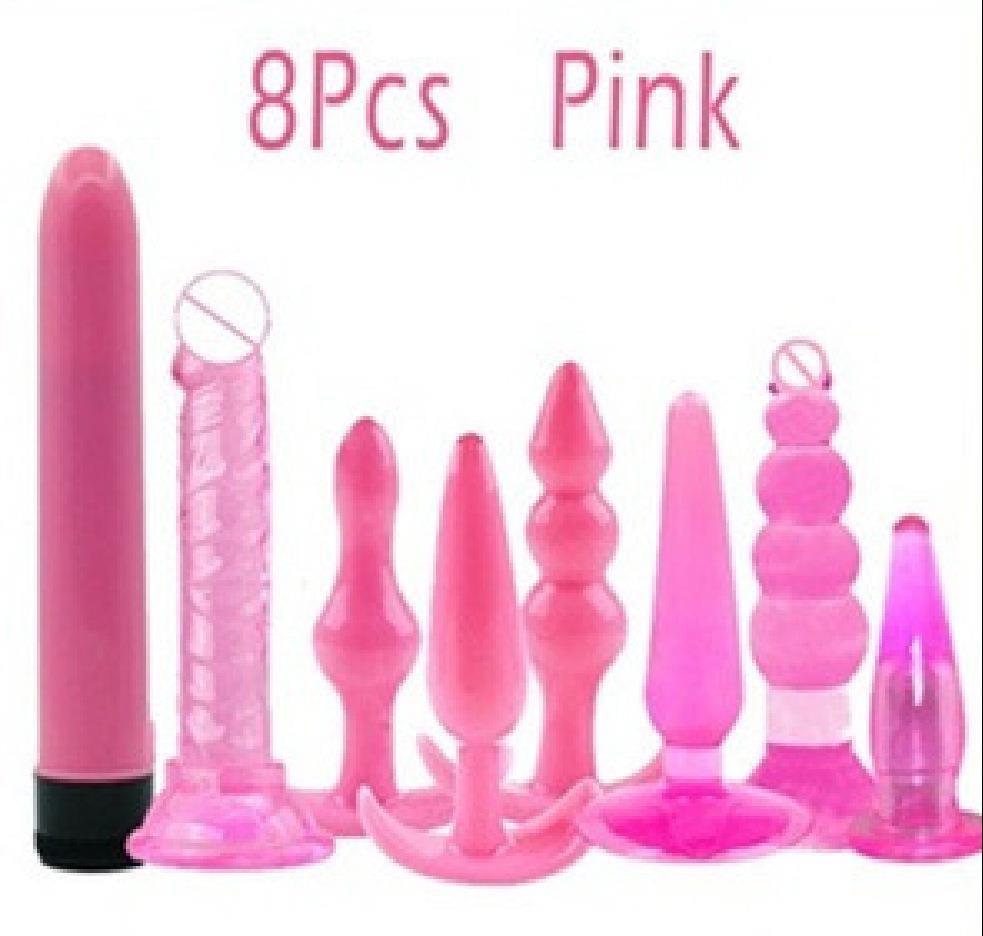 핑크 8 피스 세트