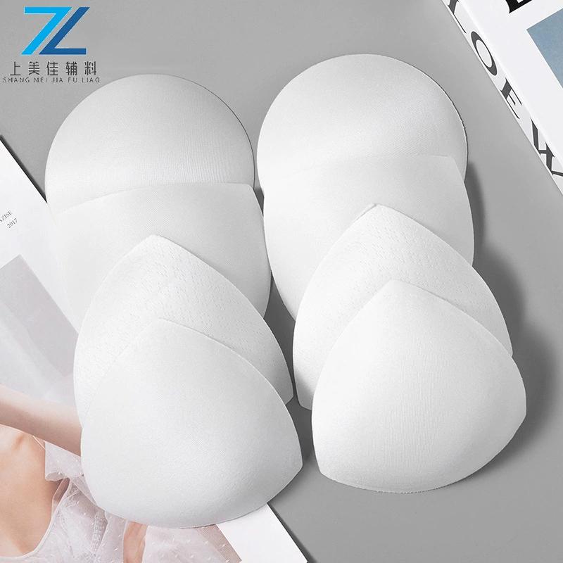 Треугольная нагрудная прокладка губка купальная чашка тонкая дышащая круглая нагрудная прокладка с высоким отскоком грудная прокладка производитель