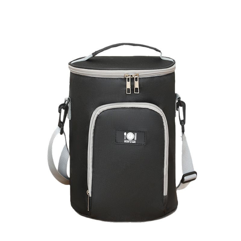 Bolsa de aislamiento portátil de alto valor facial para el trabajo y la escuela con bolsas de almuerzo, bolsas de aluminio gruesas, bolsas de almuerzo redondas