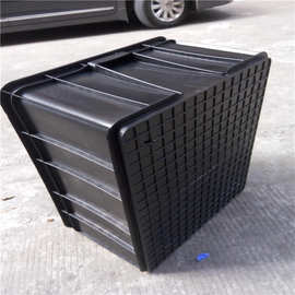 静电周转箱 黑色电子元件零件盒整理箱 塑胶箱供应苏州南京现货