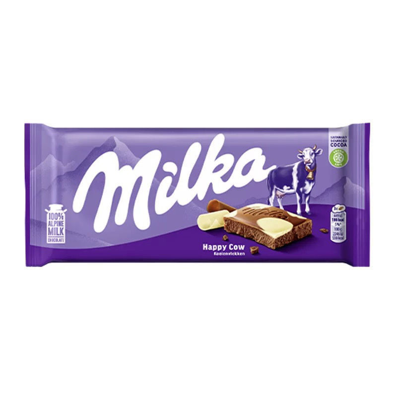 俄罗斯德国波兰进口MILKA妙卡巧克力饼干夹心牛奶榛仁草莓味气泡|undefined