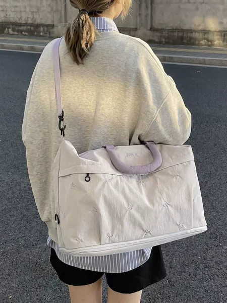 Cross-Border New Expansion Travel Bag for Business Trips, Fitness, and Sports, with Separate Wet and Dry Compartments, Large Capacity Storage Bag