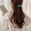 Summer new texture, acetic acid color -colored spring hair clip, temperament girl pony tail pinch, horizontal pinch Korean hair accessories