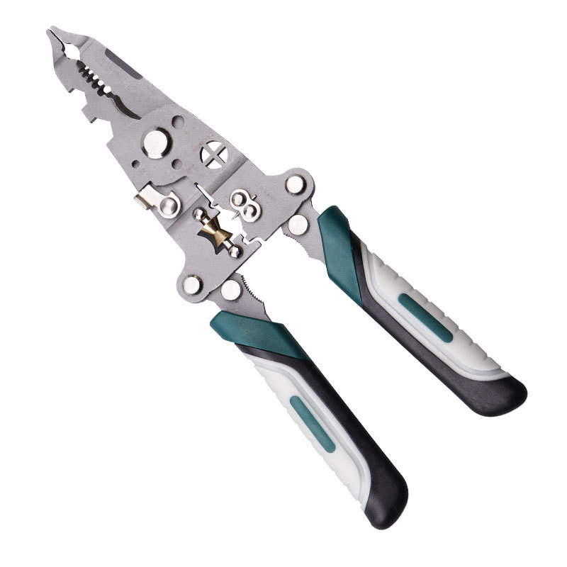 Ventas de fábrica al por mayor pinzas de punta multifuncional cortar electricista doméstico pinzas de piel pinzas plegables pinzas de alambre