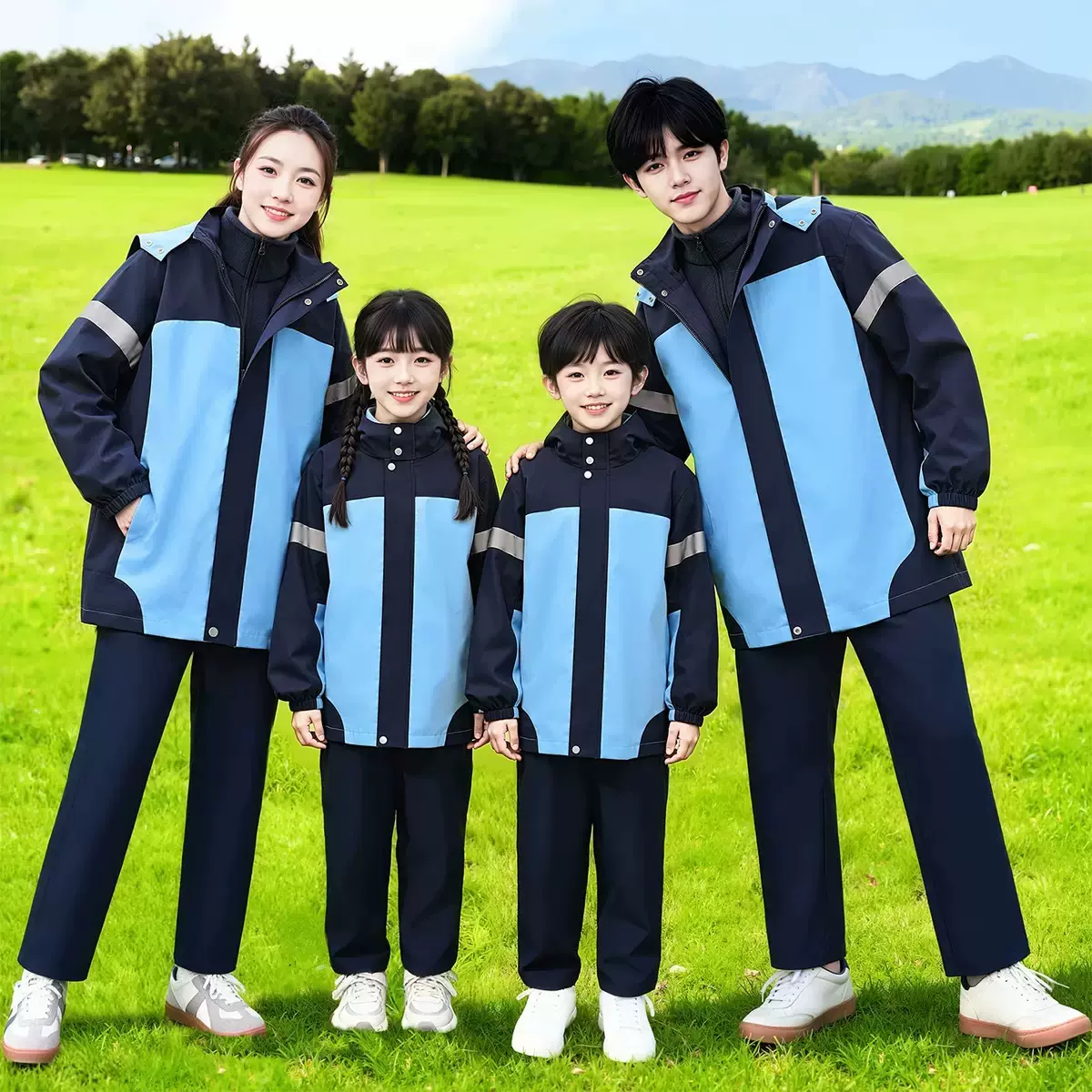 江西省景德镇中小学初中生统一校服秋冬季班服套装高中生冬款服装