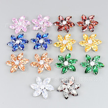 ���l ��ɫ3cm���D�R��ˮ���ʯ��diy���b�Y���I��Ь��b����
