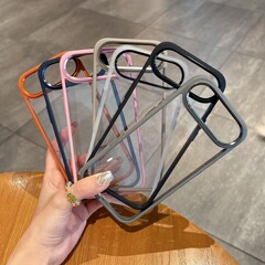 金属镜头适用iphone17air高透PC保护套金盾苹果17 17pm透明保护套