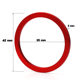 Flywheel washer bicycle bicycle mountain bike BB axle flywheel gasket hub tower base backing ring CNC aluminum alloy