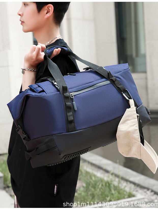 Gran capacidad al aire libre impermeable nylon bolsa de viaje senderismo camping picnic mochila Portátil Bolsa de hombro bolsa de mensajero