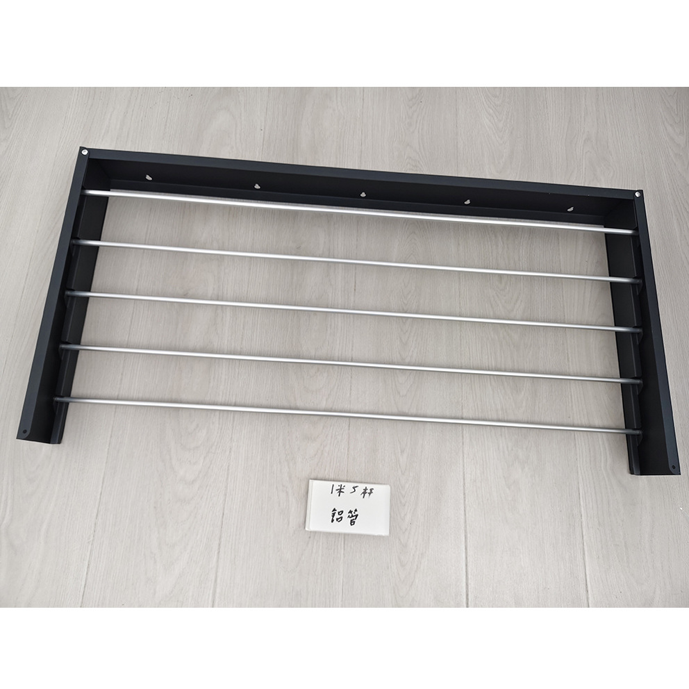 100cm(알루미늄 튜브 검정색) 폴 5개