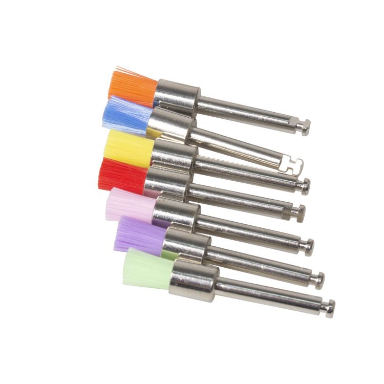 Cepillo de pulido dental color cepillo de pulido color pulido cepillo de cabeza plana pulido dientes pulido materiales dentales