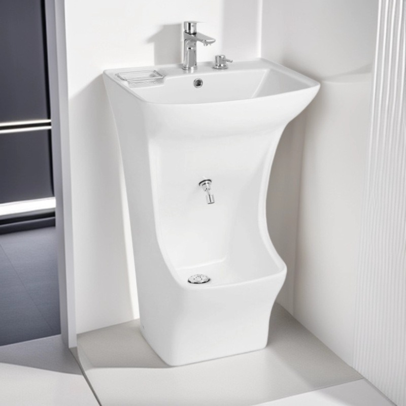 New Model for Foreign Trade Export: Middle Eastern Muslim Footbath Integrated Ceramic Basin for Washing Face, Hands, and Feet