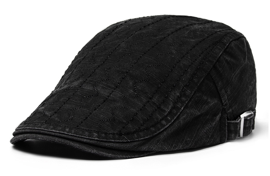 Spring, summer, and autumn berets, casual cotton sun shading duckbill men's forward hat, new trend_voghion.com