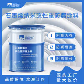 石墨烯纳米改性重防腐涂料 电力工程防腐用漆 钢结构耐酸碱防锈漆